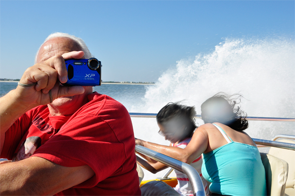 Lee Duquette taking a picture of Karen